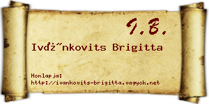 Ivánkovits Brigitta névjegykártya