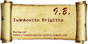 Ivánkovits Brigitta névjegykártya